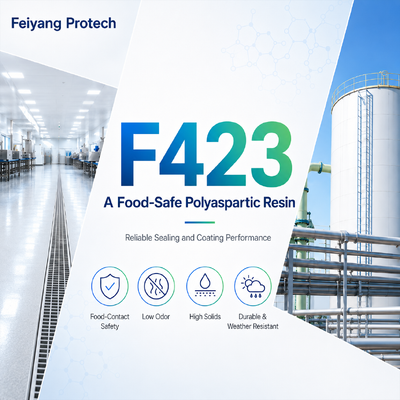 F423 — โพลีแอสปาร์ติกเรซินที่ปลอดภัยต่ออาหารเพื่อประสิทธิภาพการซีลและการเคลือบที่เชื่อถือได้